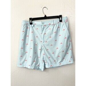 Tackle & Tides Men's Elastic Waist Lightweight Hybrid Swim Shorts  Blue  Size L